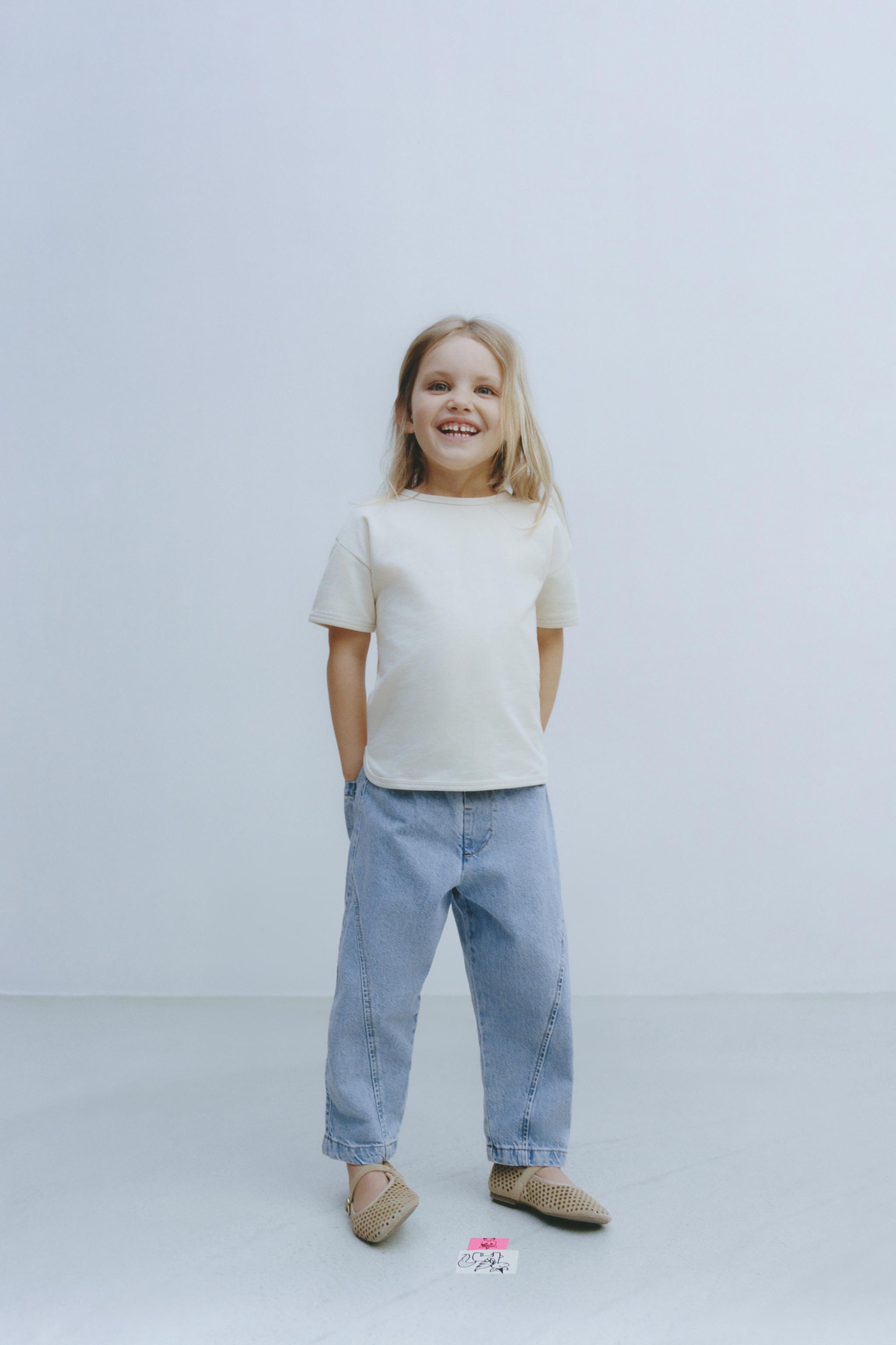 バギーステッチデニムパンツ - ライトブルー | ZARA Japan / 日本