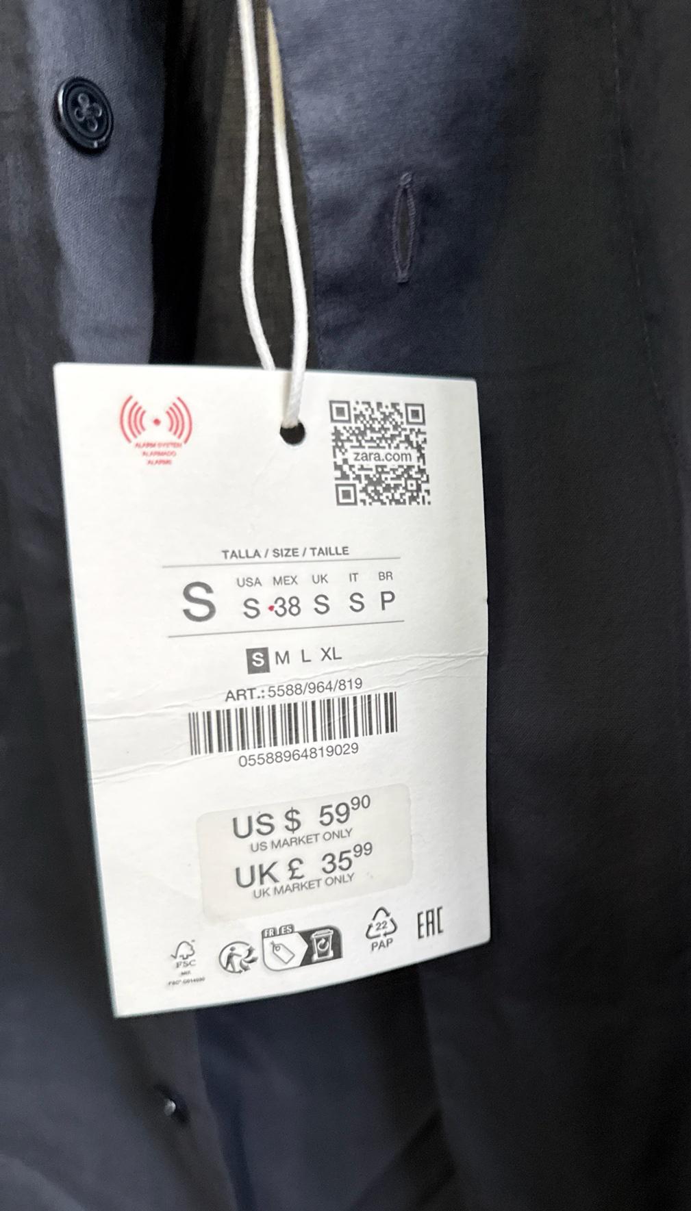 REGULAR FIT COTTON VOILE SHIRT - Image 4
