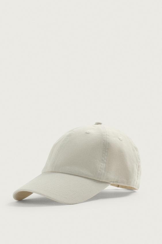 WASHED EFFECT ORIGINS CAP - Ecru by Zara - Image 0