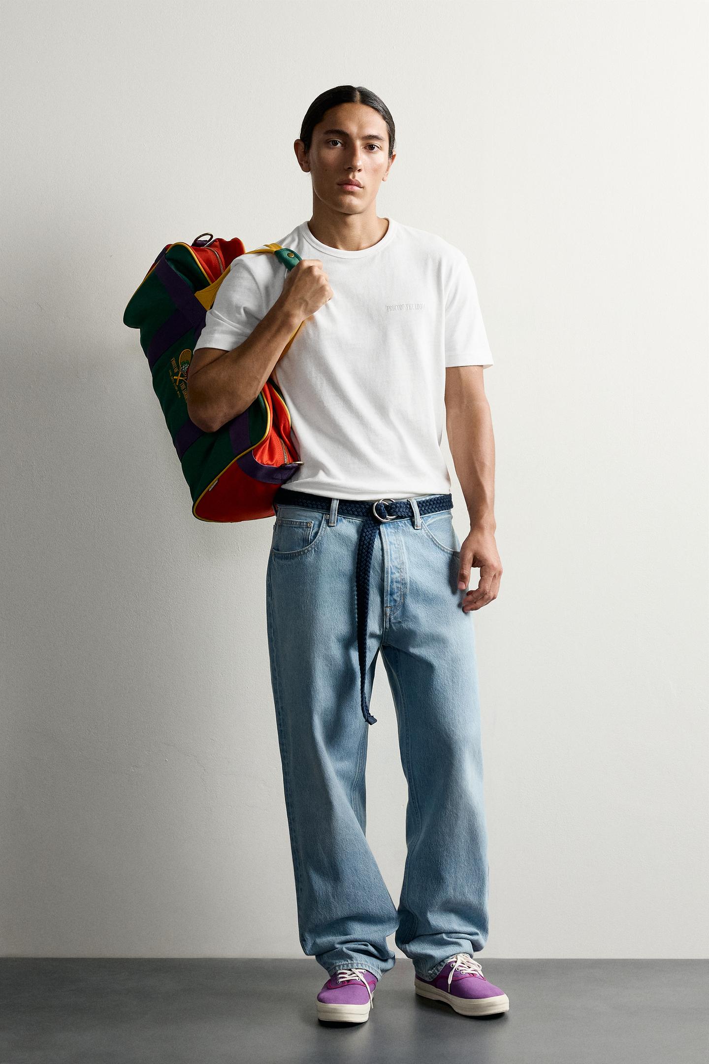 Мужские футболки Zara Fruit OF the Loom™ Embroidered 2-PACK, цвет: Белый — фото 1