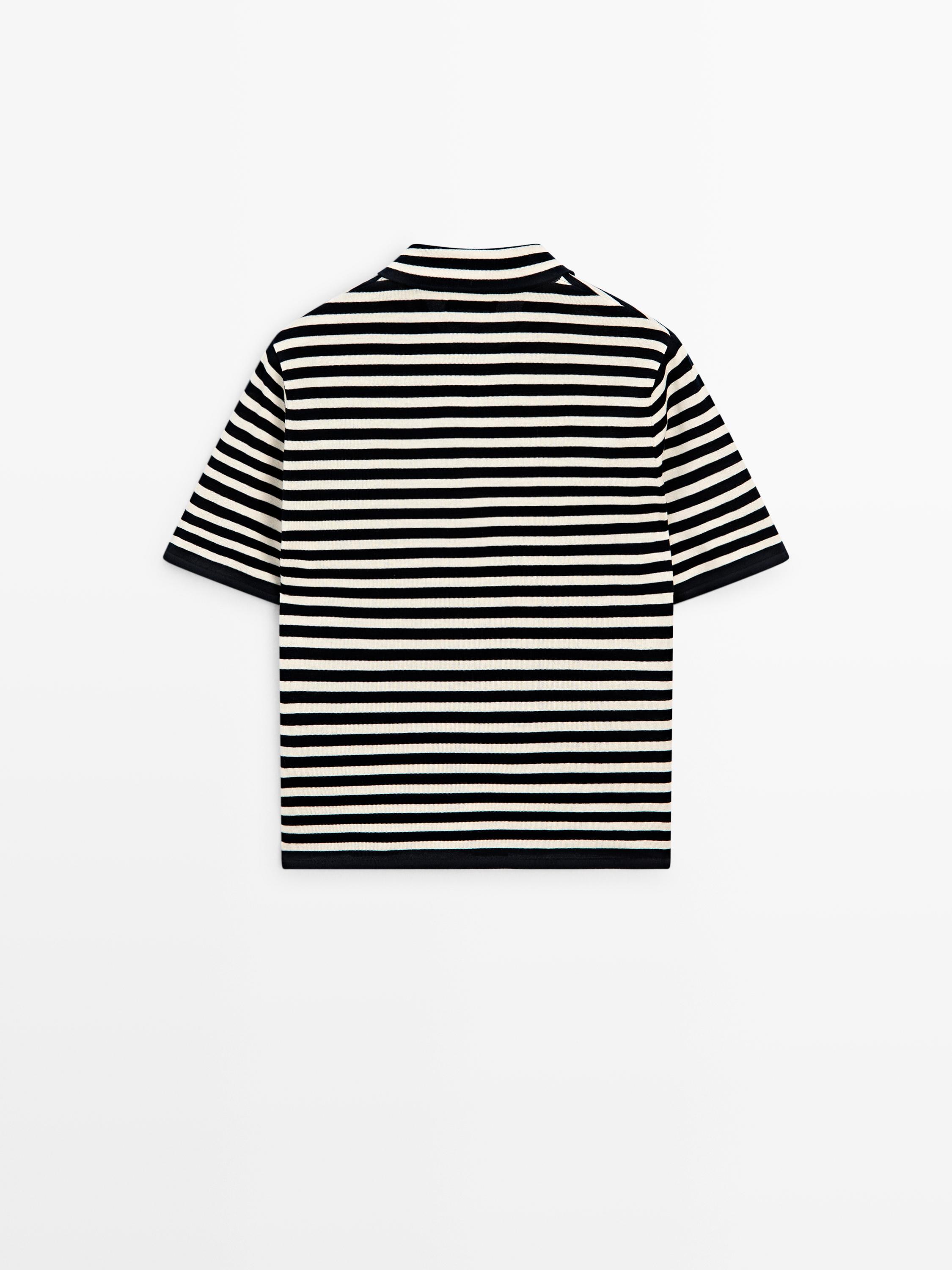 Polo en maille avec poche