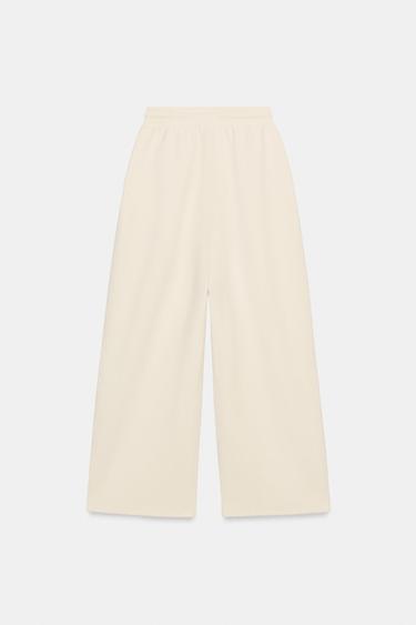INTERLOCK BALLOON TROUSERS - Butter by Zara - Image 4