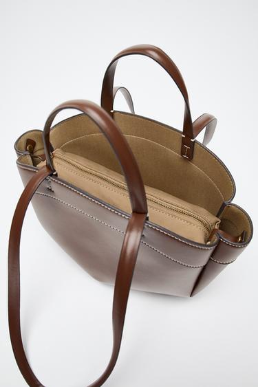 SAC CABAS - Chocolat de Zara - Image 3