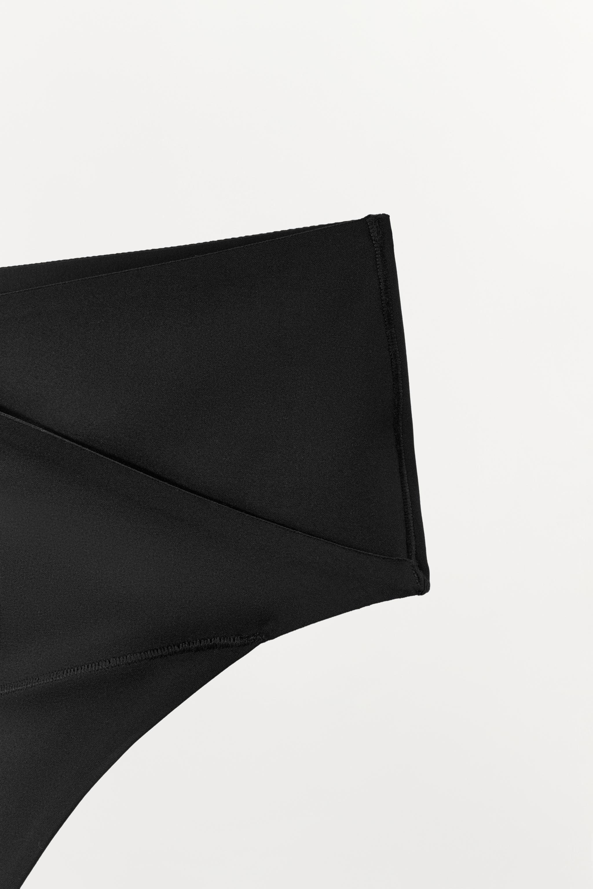 CROSSOVER WAIST POLYAMIDE BLEND THONG