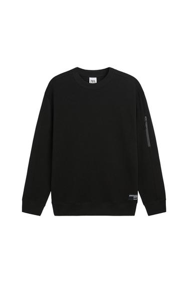 SUDADERA PIQUÉ BOLSILLO