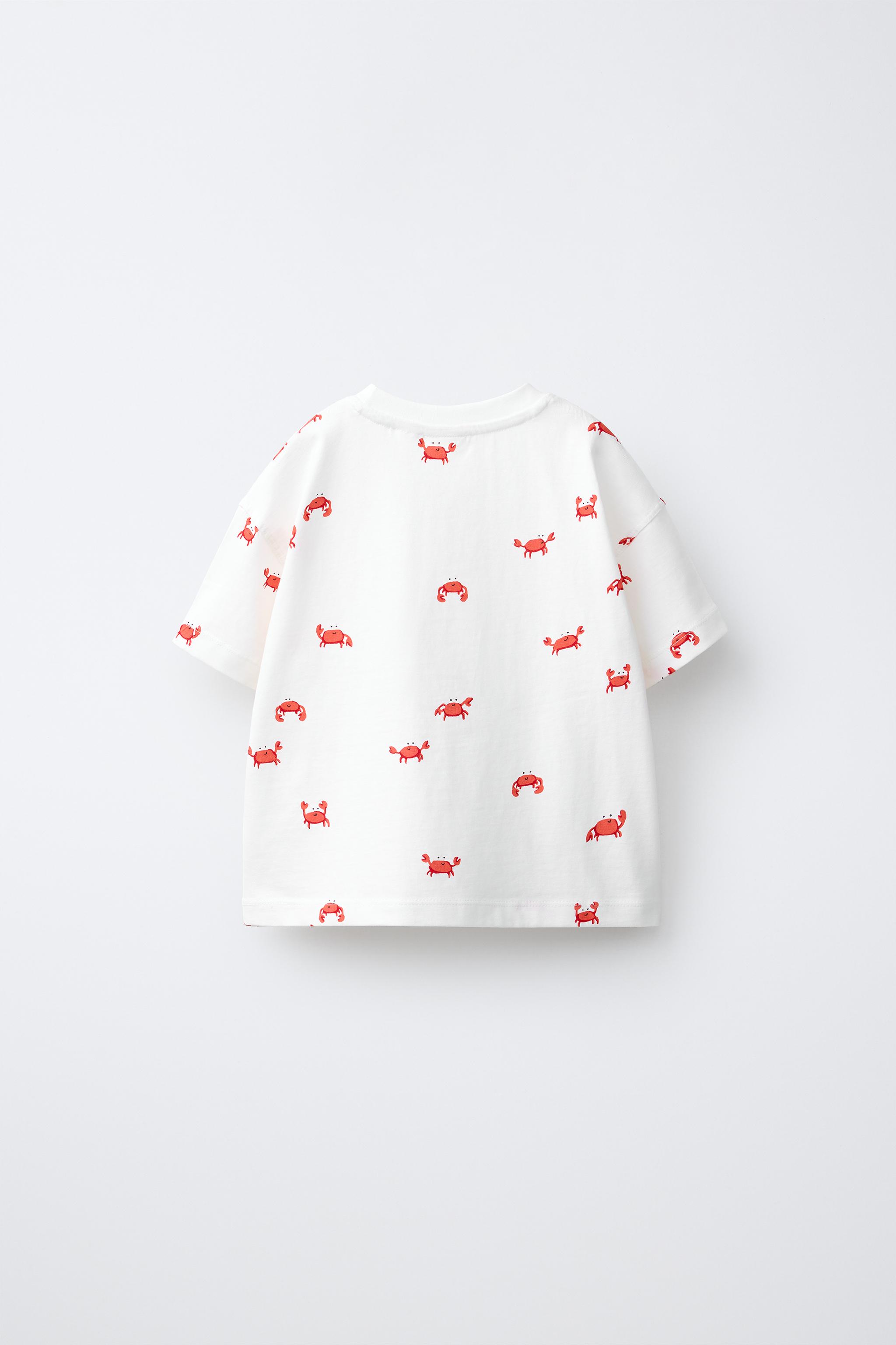T-SHIRT IMPRIMÉ CRABES