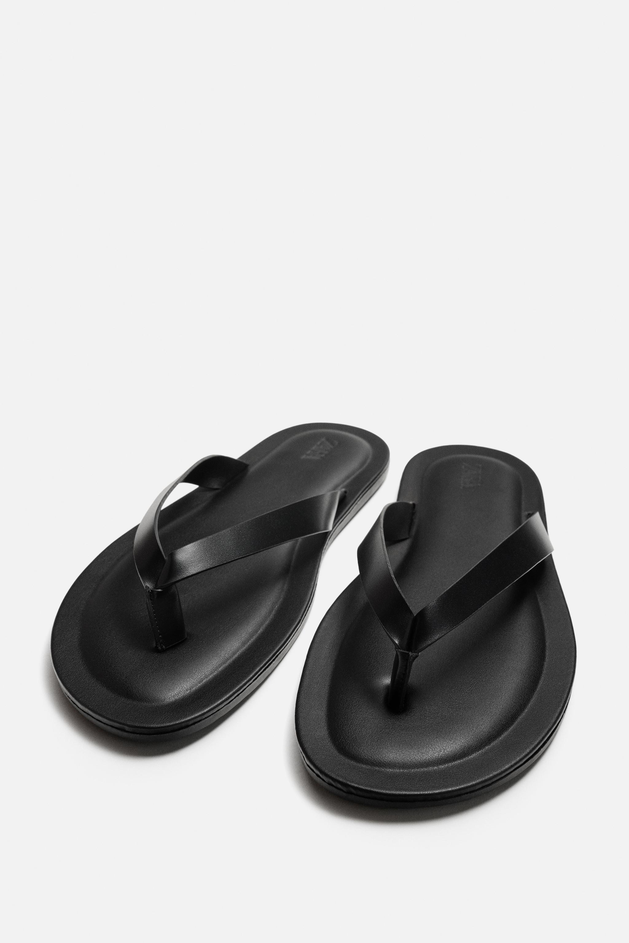 ZARA ラスティック クロッグサンダル 2467/520 ラスティック クロッグサンダル - ブラウン | ZARA Japan / 日本