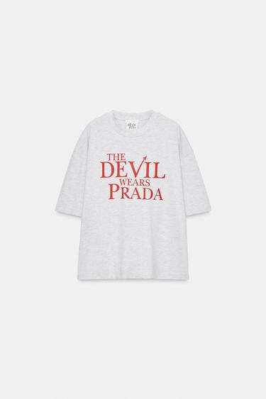 THE DEVIL WEARS PRADA T-SHIRT - Grey marl by Zara