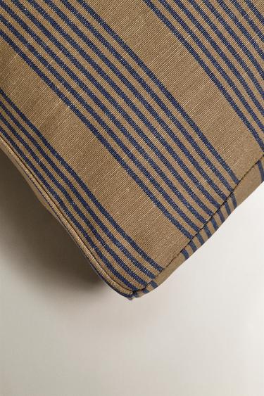 STRIPED BENCH BACK CUSHION - striped by Zara - Image 1