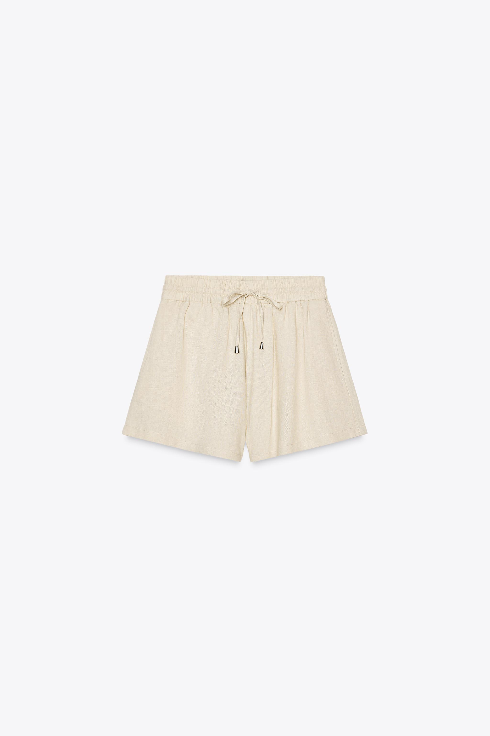リネンボクサーバミューダ - サンド | ZARA Japan / 日本