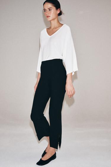 PANTACOURT TAILLE HAUTE ZW COLLECTION - Noir de Zara - Image 2