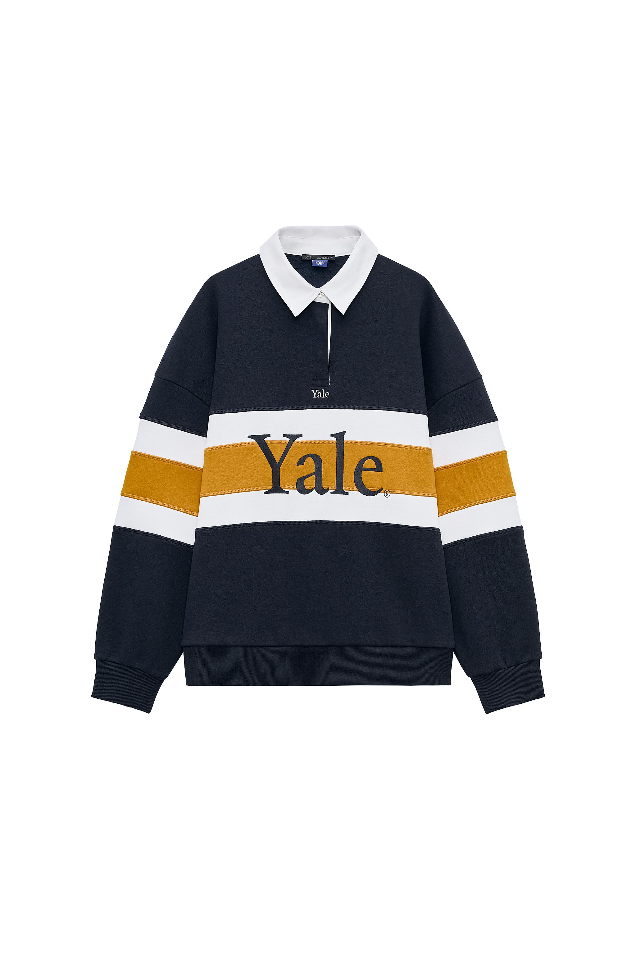 YALE™ POLO NECK SWEATSHIRT SECOND HAND | Zara Preowned