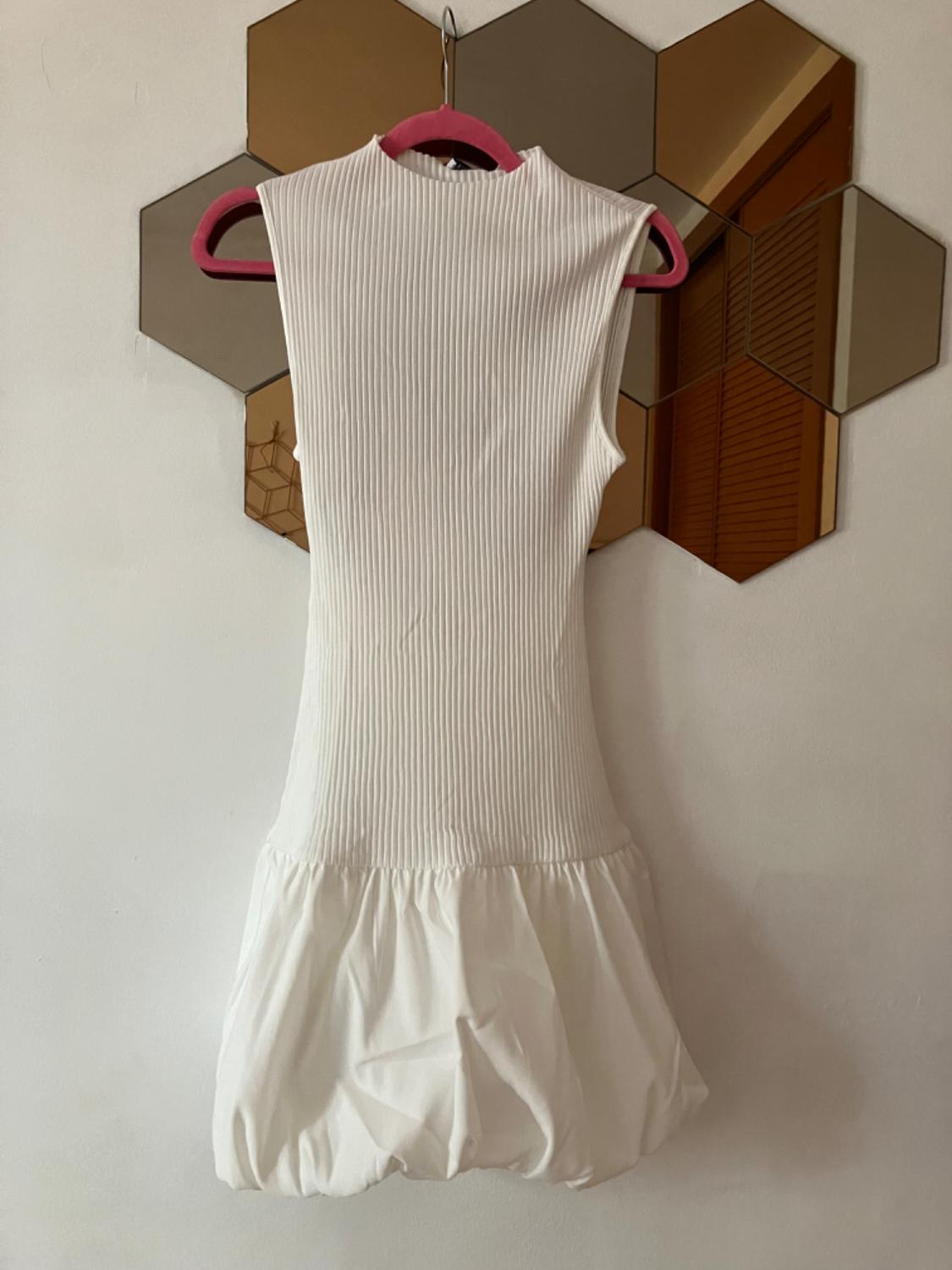 RIBBED BALLOON DRESS - Image 2