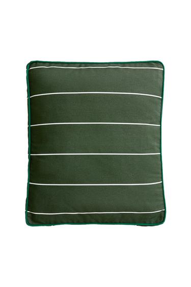 STRIPED SEAT CUSHION - Green by Zara