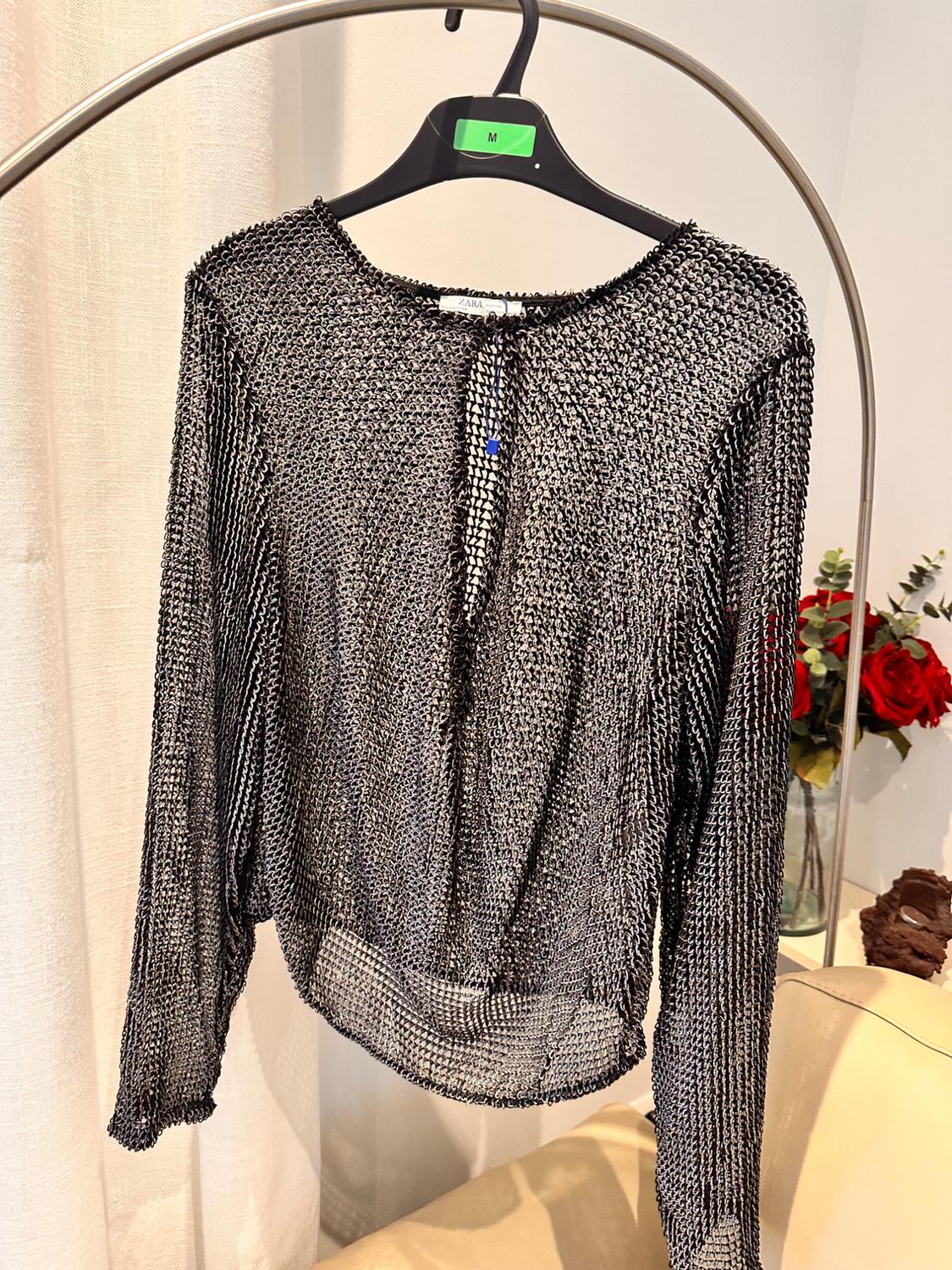 METALLIC TEXTURED TOP - Image 2