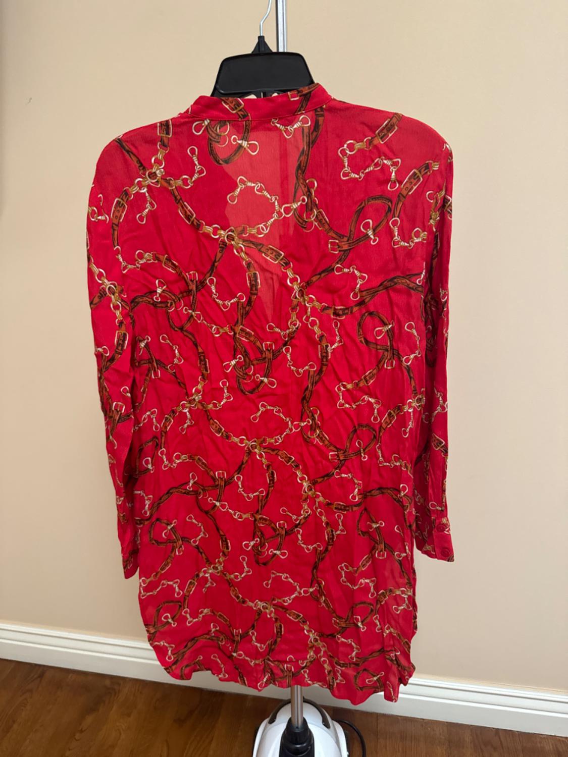 VESTIDO ESTAMPADO CADENAS - Image 3