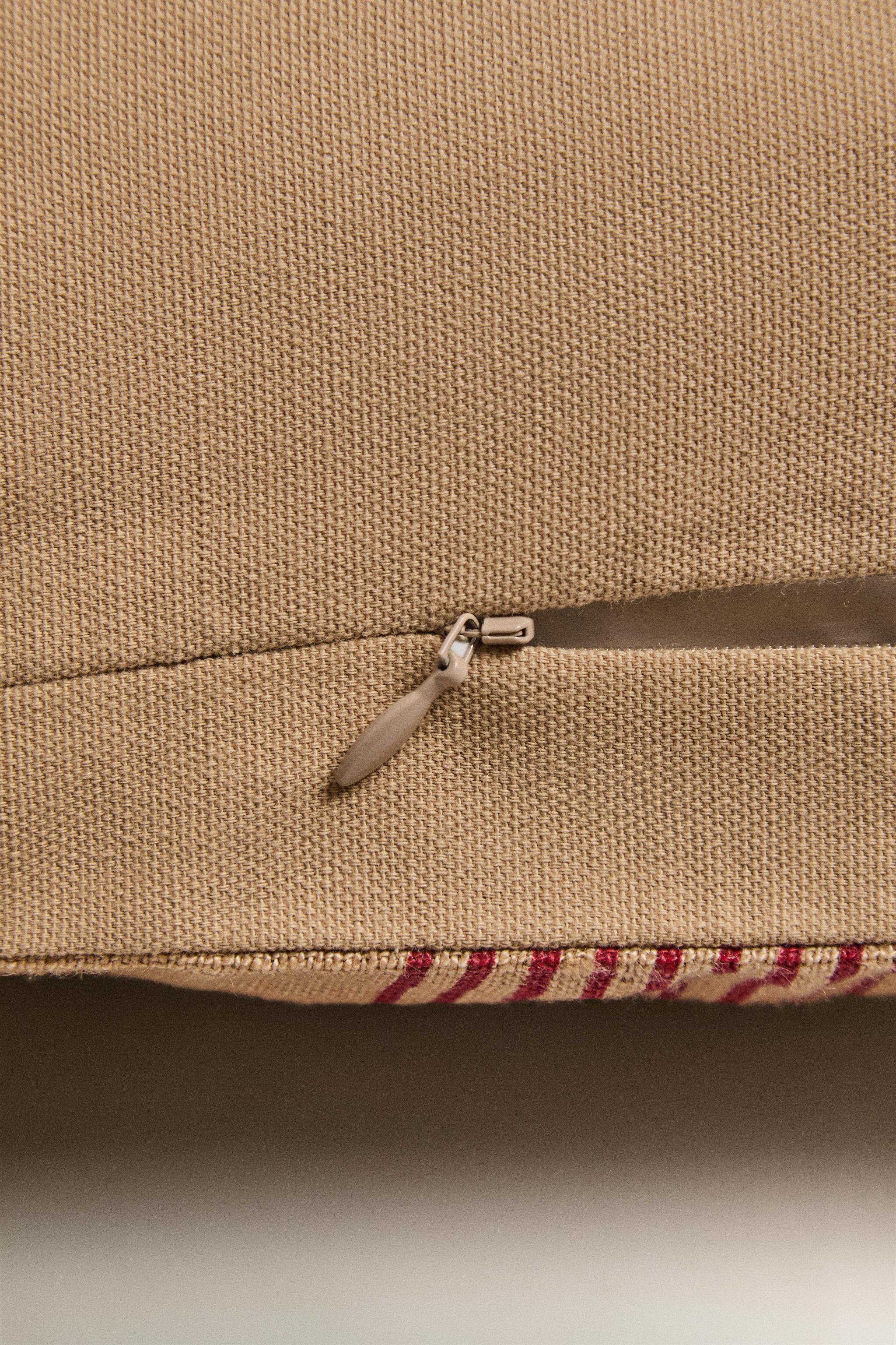 HOUSSE DE COUSSIN RAYURES