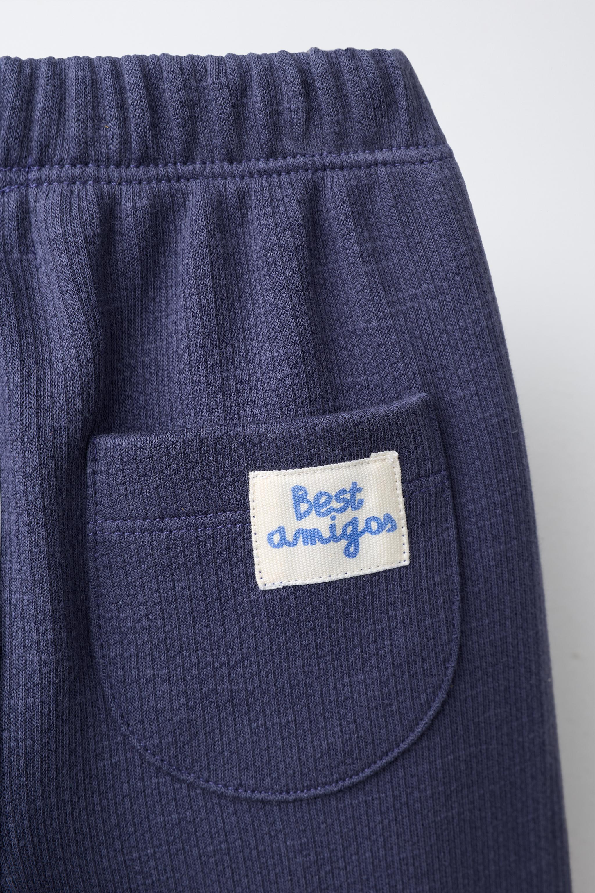 Детские брюки Zara LABEL POCKET TROUSERS — фото 4