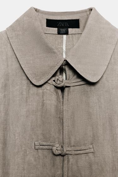 ZW COLLECTION FIREMAN CLASP JACKET - Grey marl by Zara - Image 7