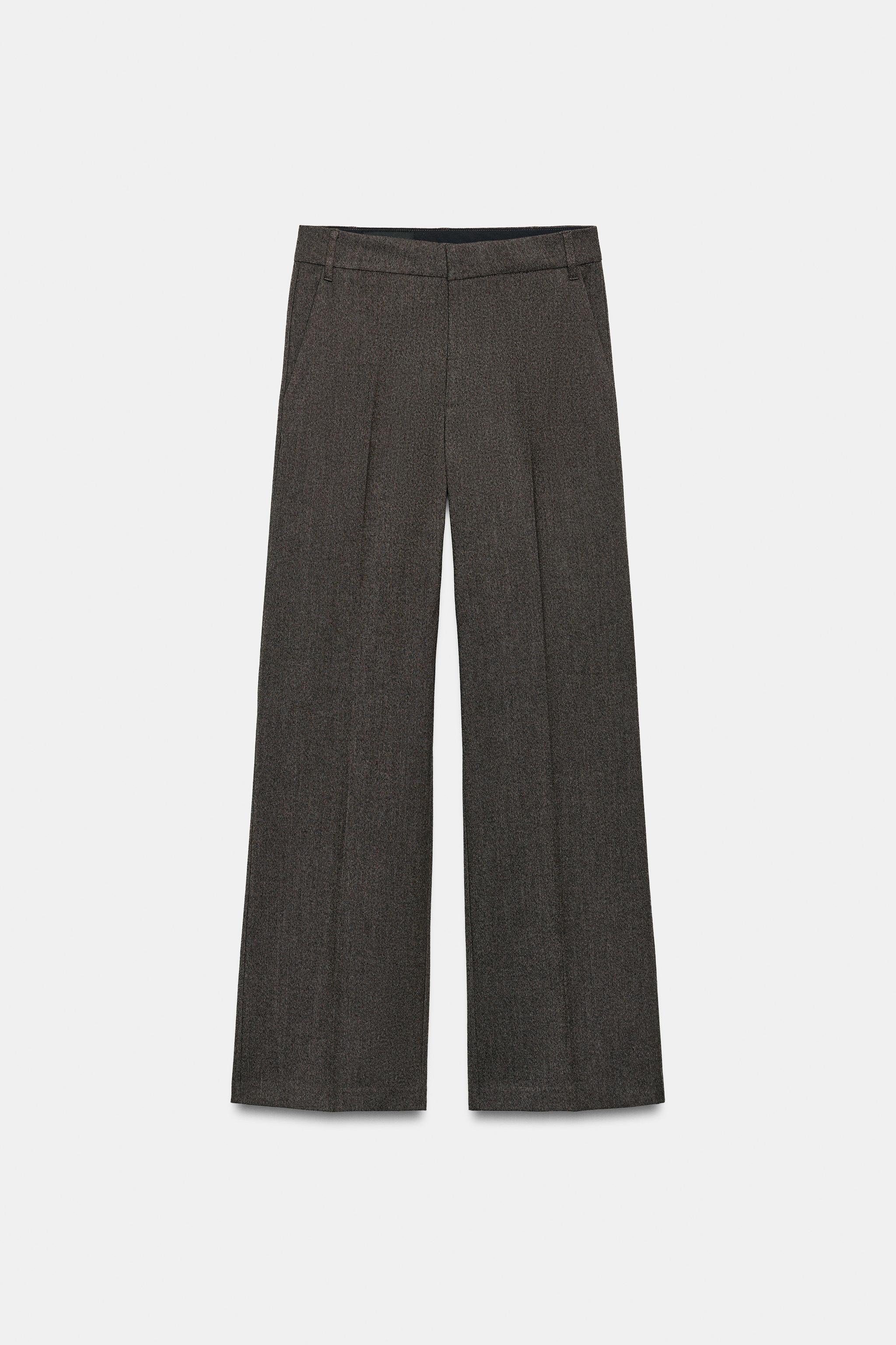 LOW-RISE STRAIGHT-LEG PANTS