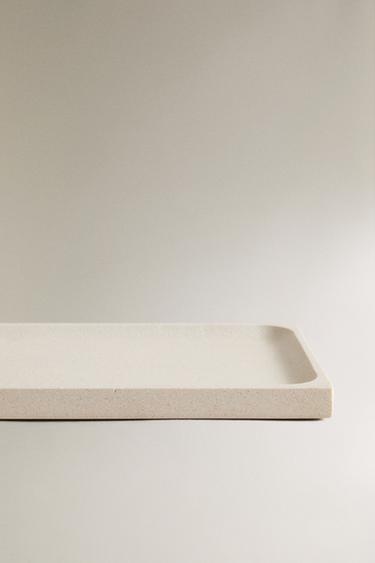 WHITE MARBLE BATHROOM TRAY - white by Zara - Image 3