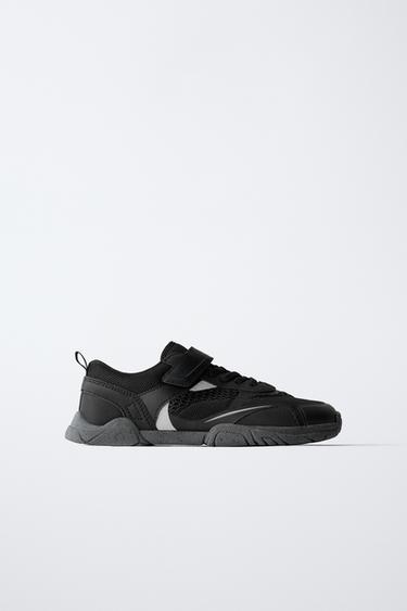 Zara BAREFOOT SNEAKERS - Black