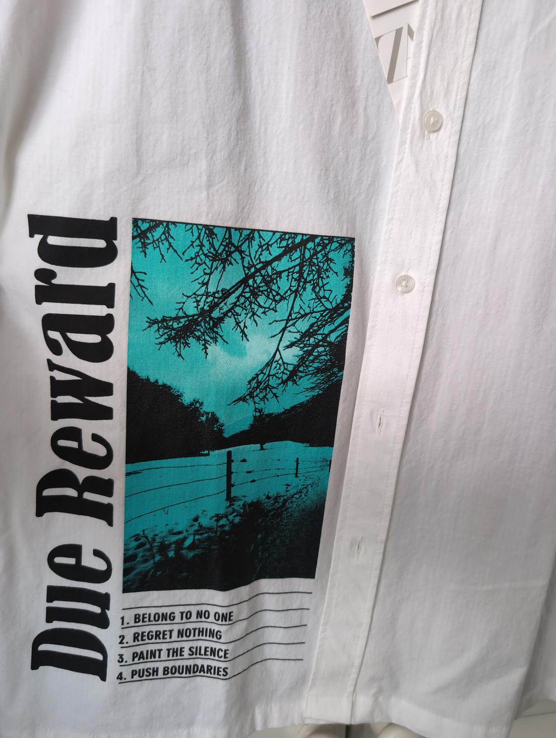 CONTRAST PRINT SHIRT - Image 4