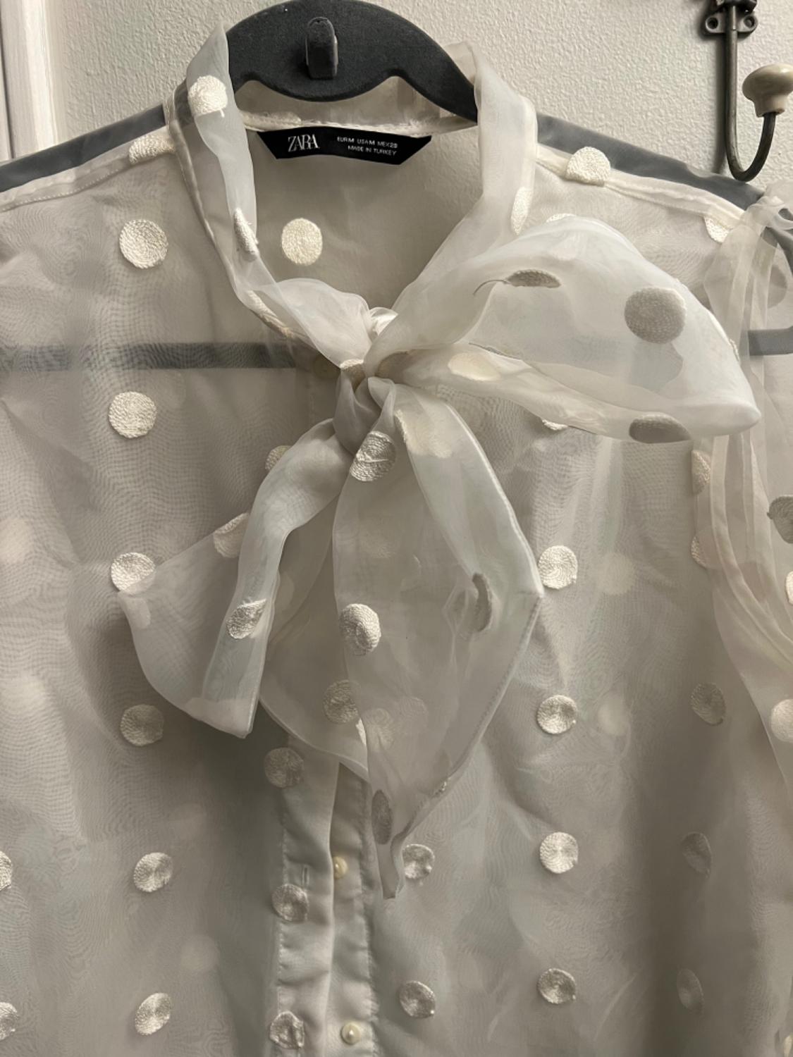 POLKA DOT SHIRT WITH BOW - Image 3