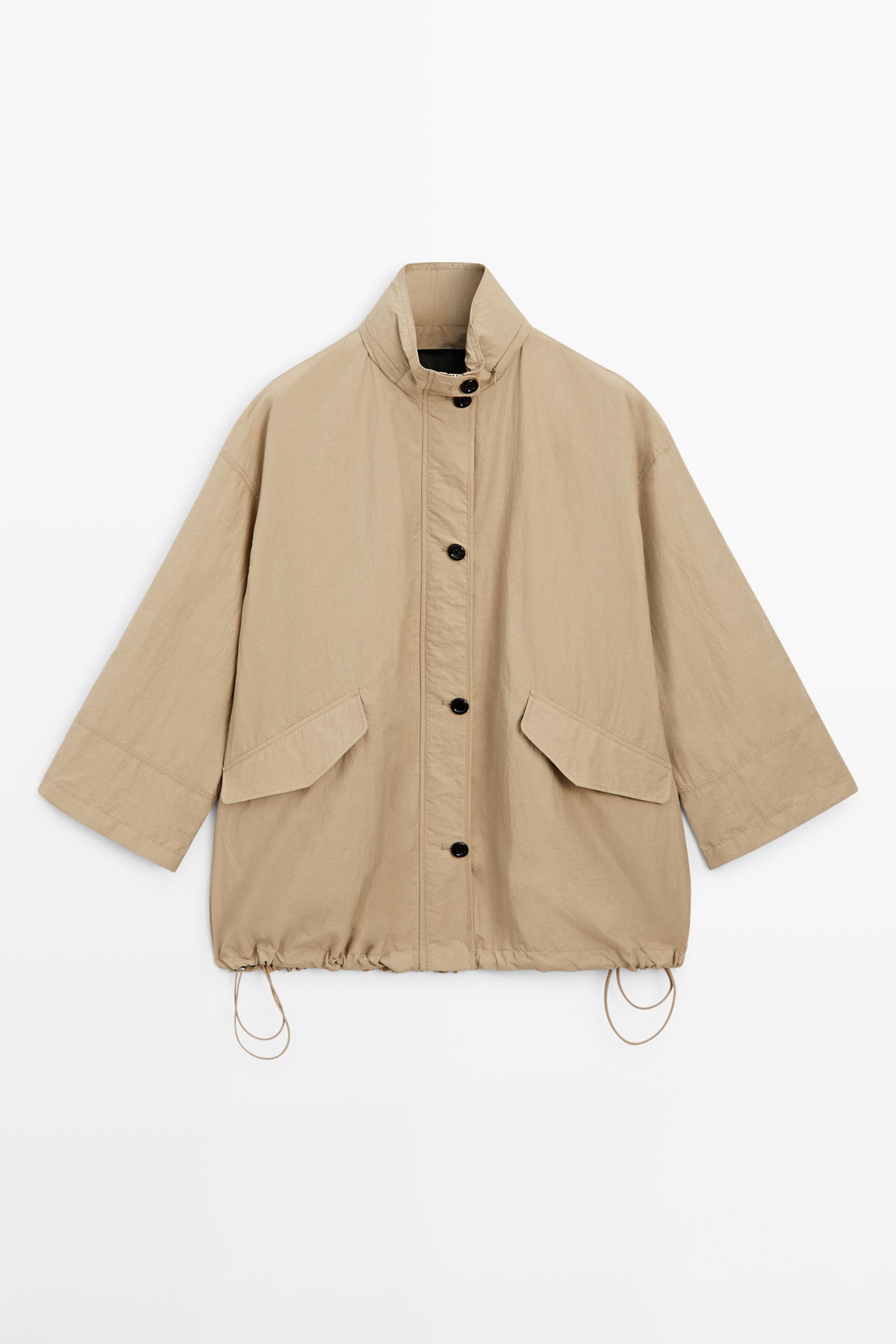 Parka bouffante à capuche