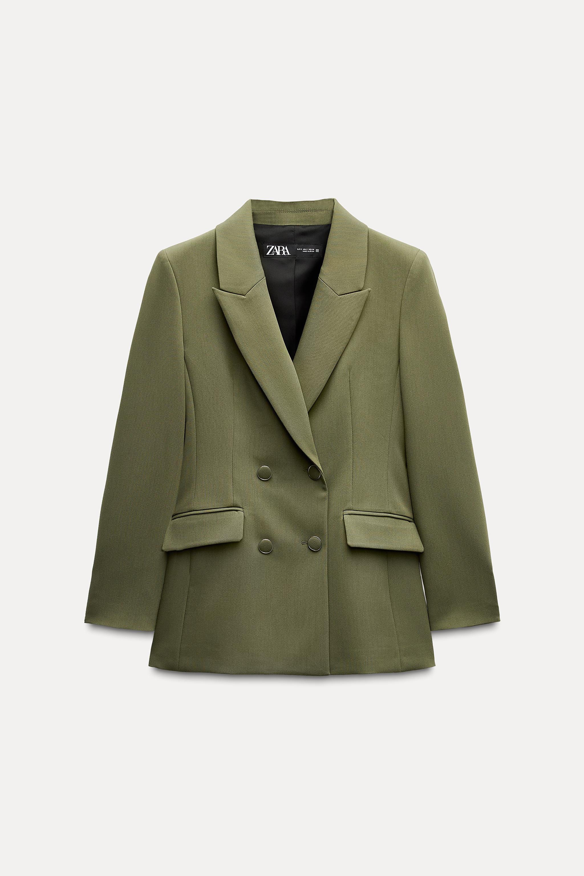 Blazer vert femme zara sale