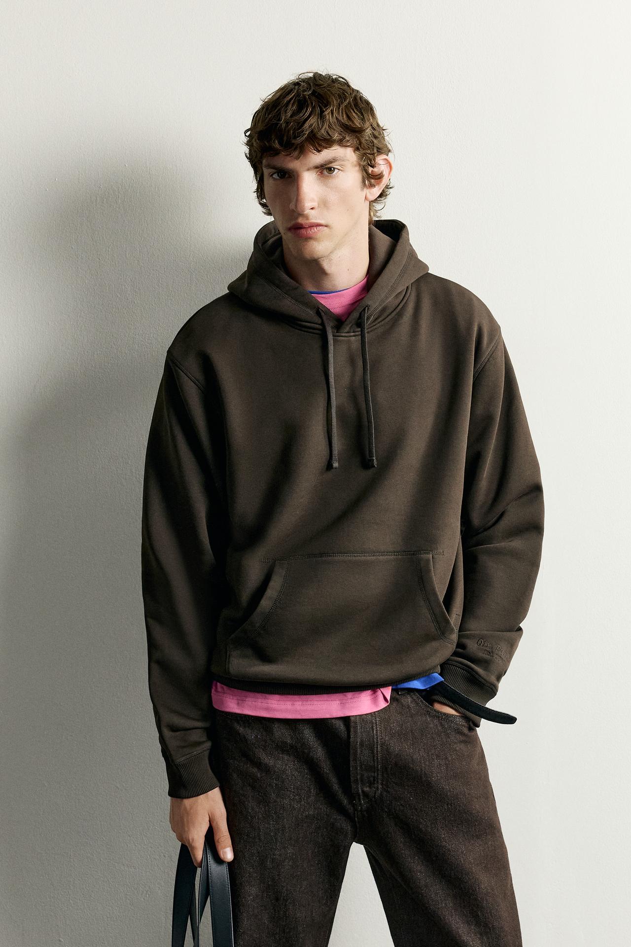 0FR. PARIS X ZARA HOODIE — Chocolate