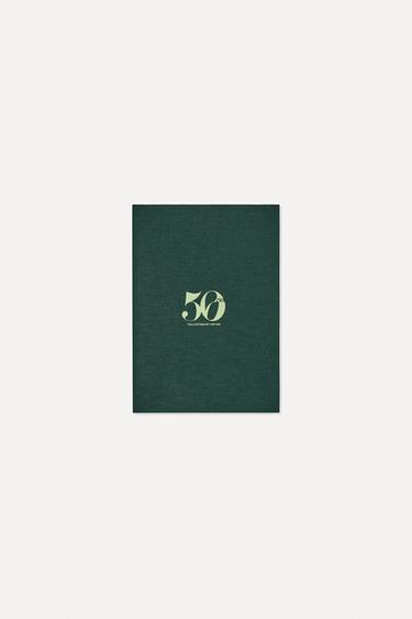 ZARA SMALL 50TH ANNIVERSARY NOTEBOOK - Green by Zara - Image 0