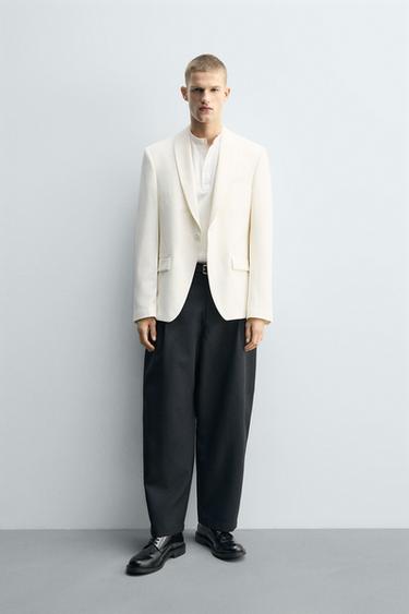 VESTE DE SMOKING - Écru de Zara - Image 0