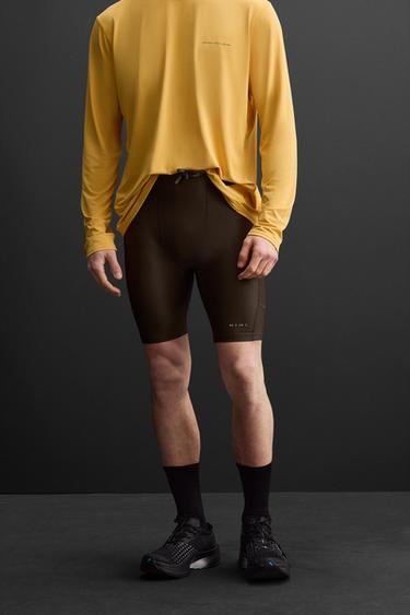 MALLAS ENTRENAMIENTO - Marrón oscuro de Zara