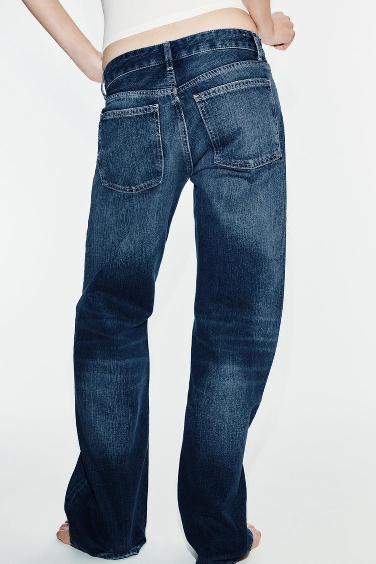 TRF JEANS DE PIERNA ANCHA Y CINTURA BAJA 6