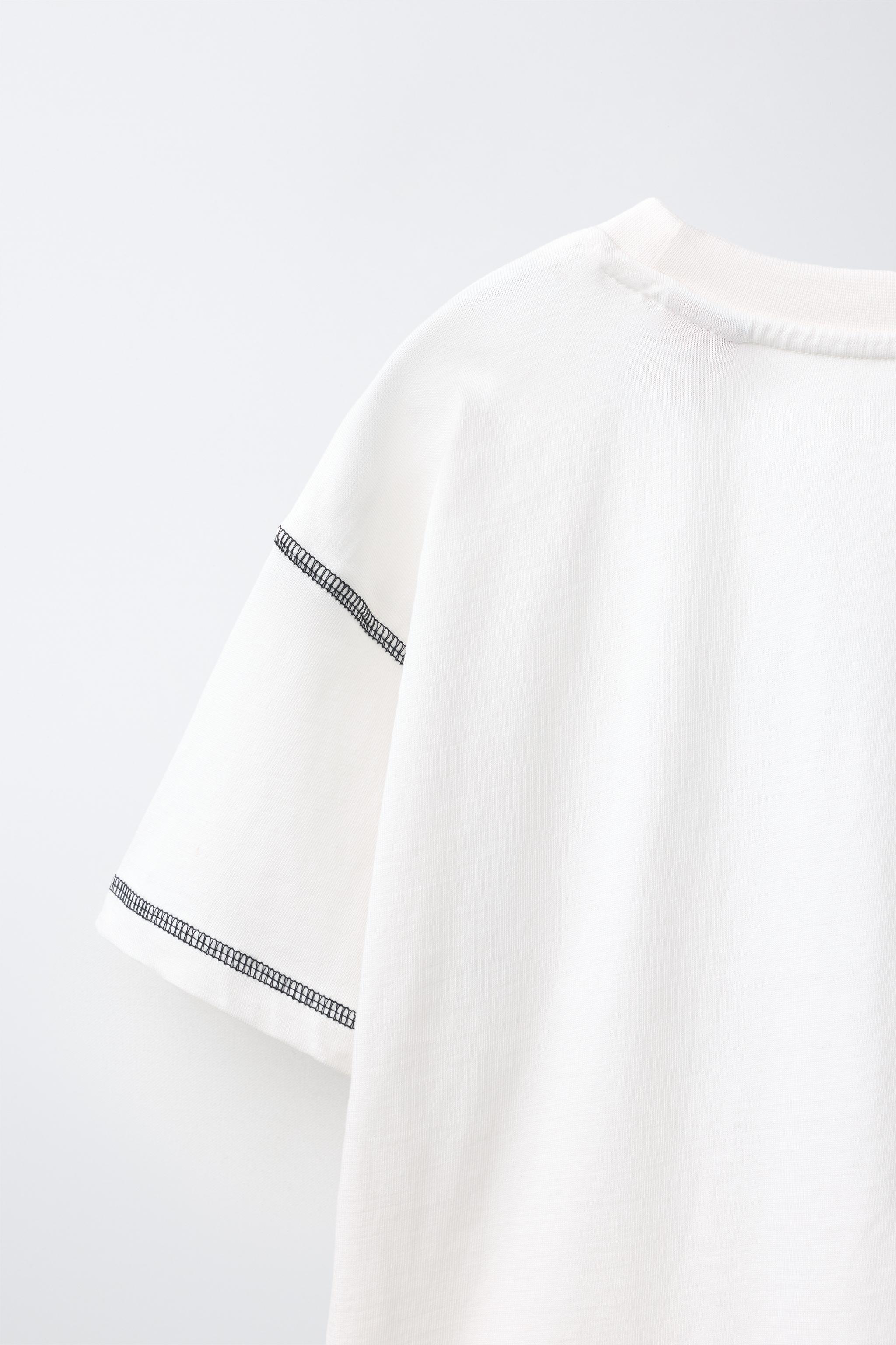 Детские футболки Zara CHIIKAWA GRAPHIC T-SHIRT — фото 4