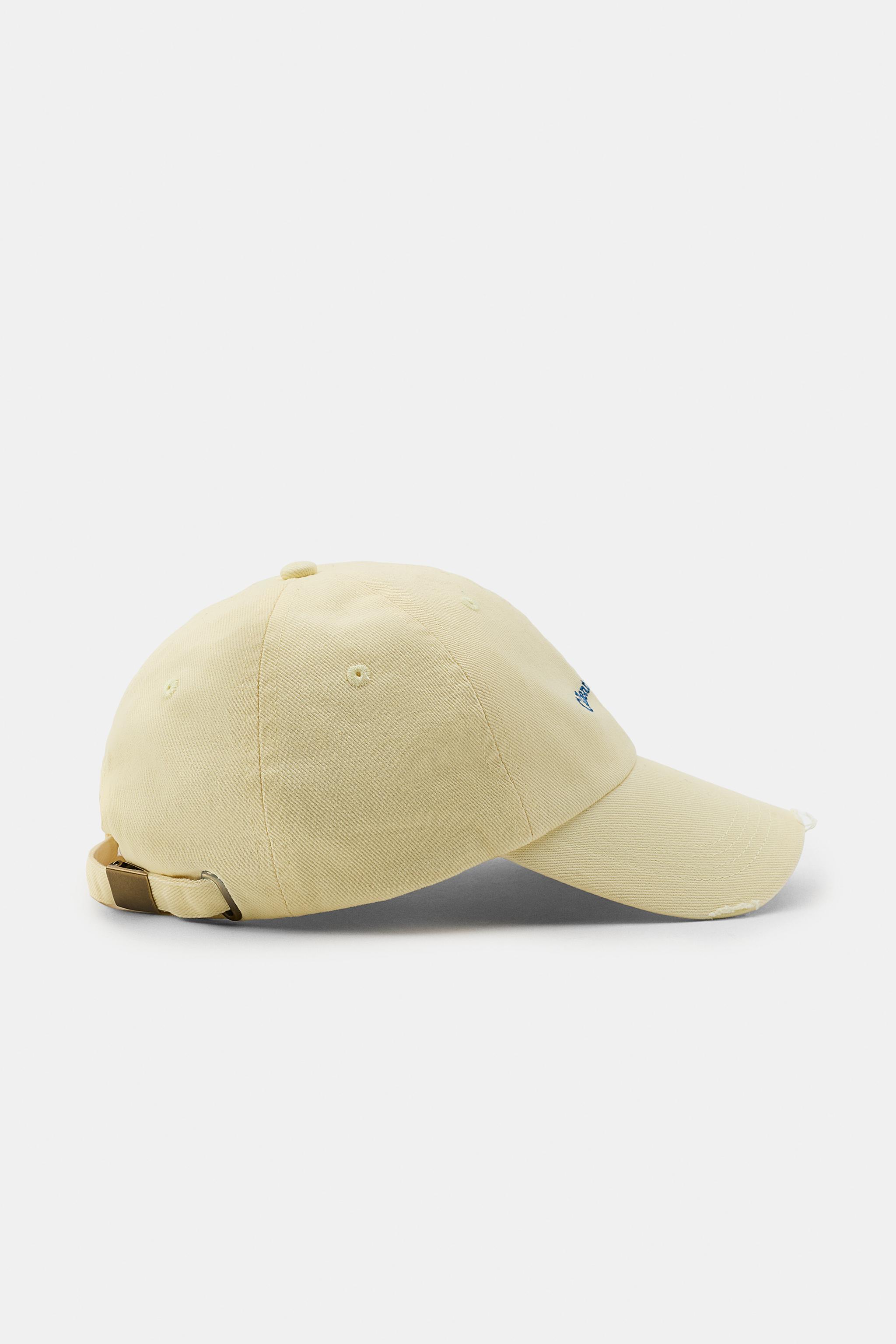 CASQUETTE SERGÉ TEXTE BROD