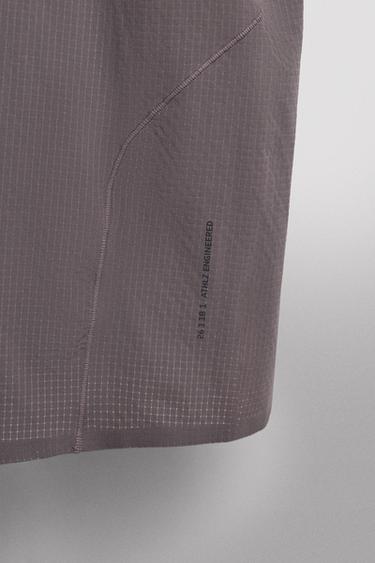 TECHNICAL TEXTURED T-SHIRT - Purple by Zara - Image 10