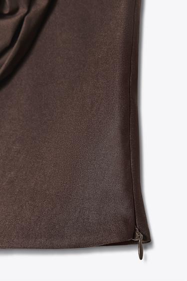 FLOWER BANDEAU TOP - Brown by Zara - Image 5