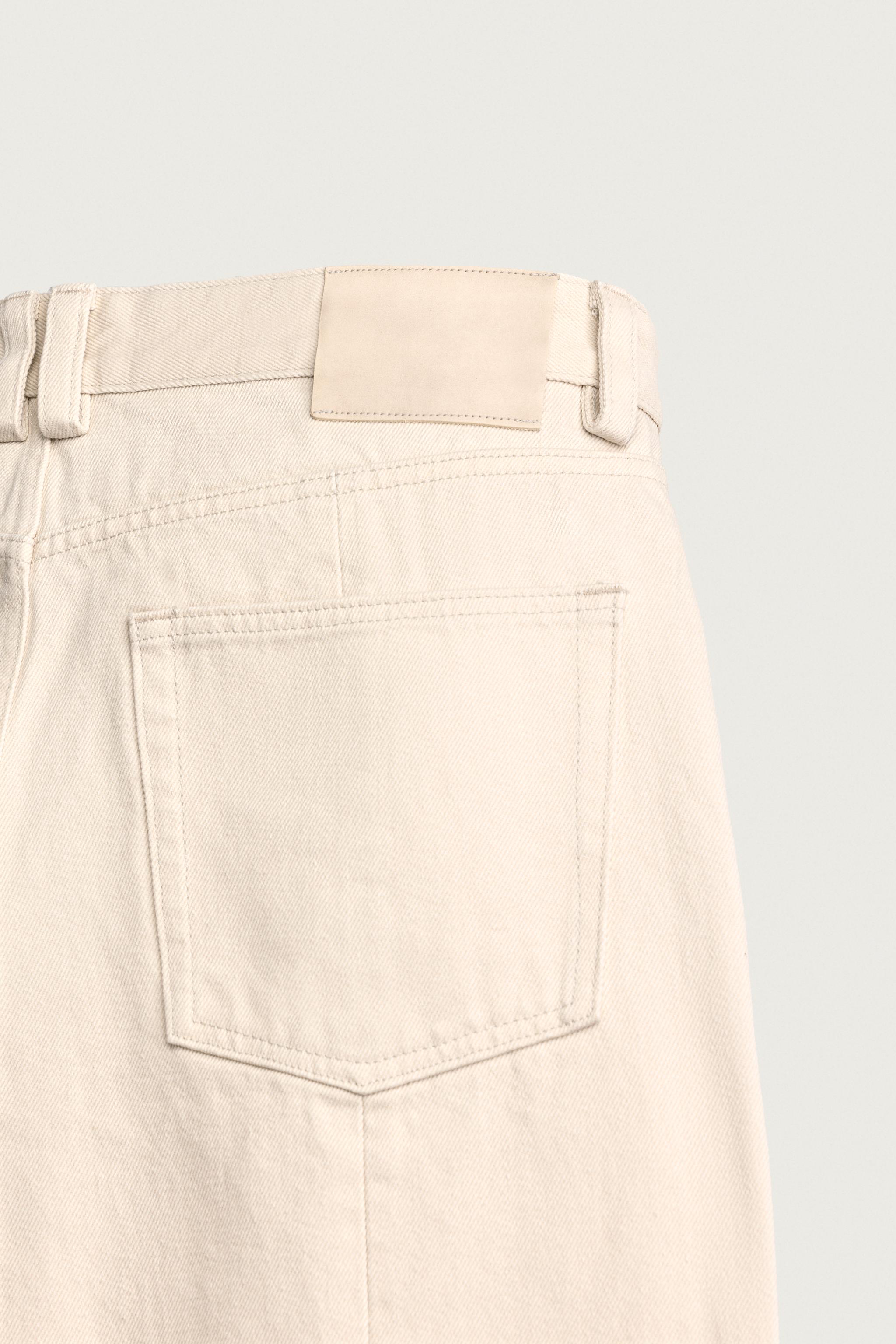 Мужские джинсы Zara SEAM DETAIL LOOSE FIT PANTS — фото 8