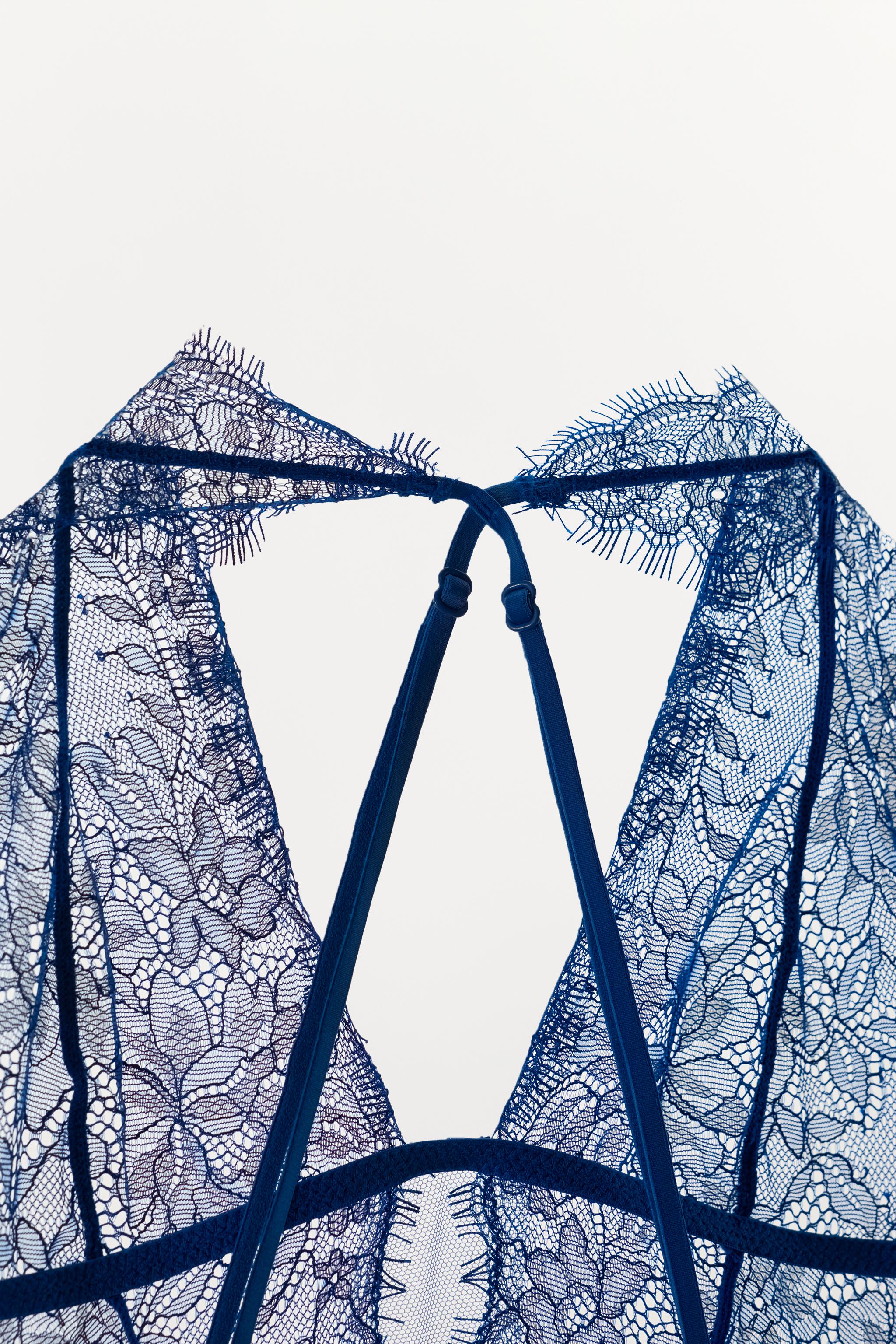 LACE HALTER BODYSUIT