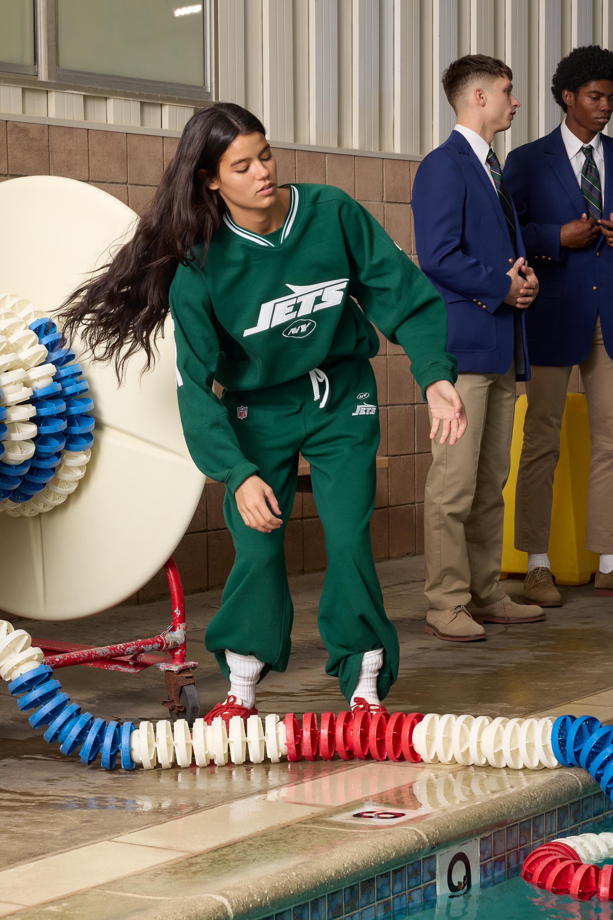 SWEAT EN MOLLETON NFL JETS