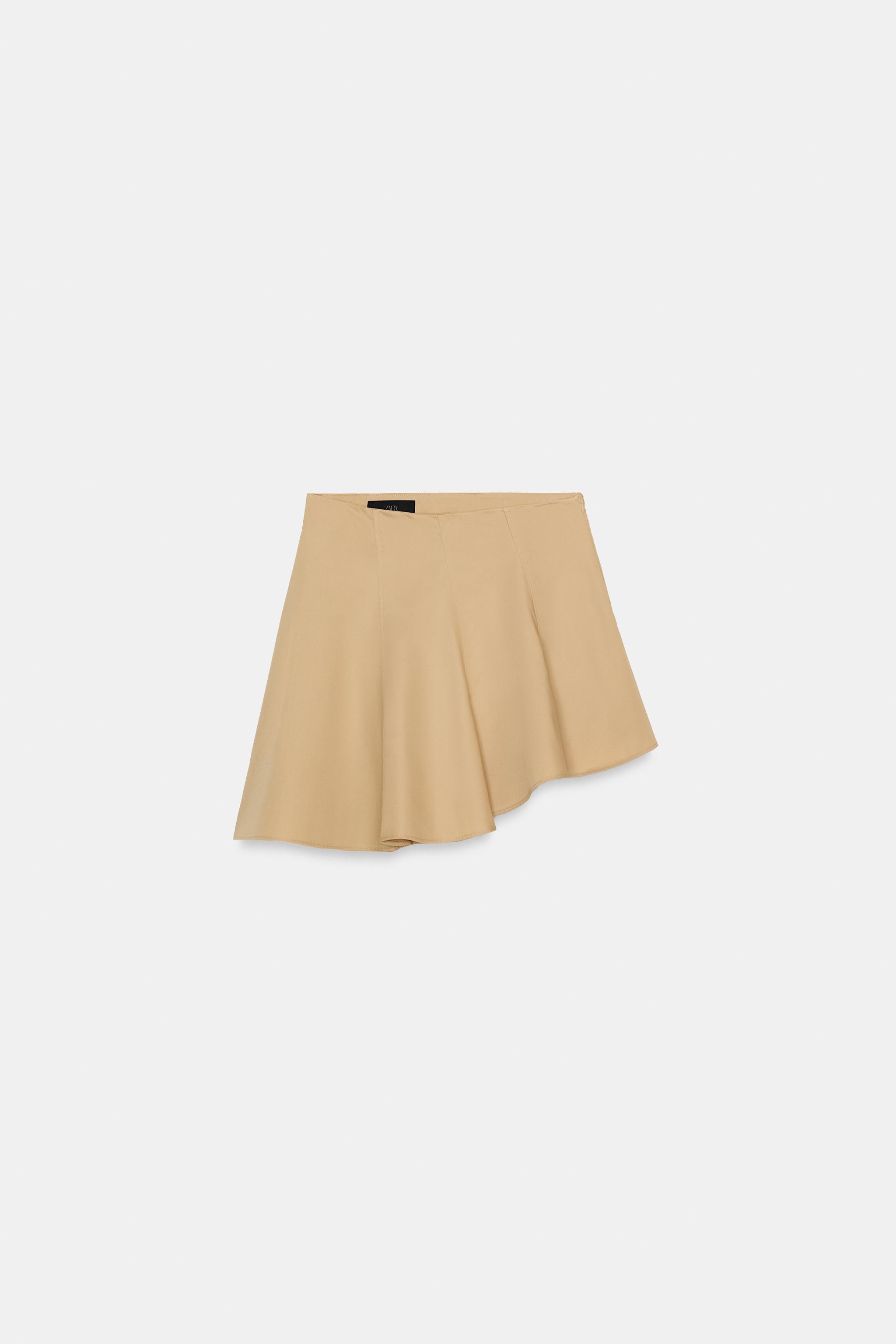 ASYMMETRICAL MINI SKIRT