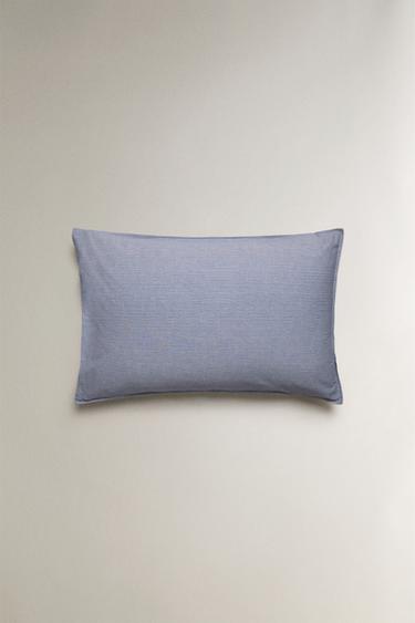 TAIE D’OREILLER RAYURES - Bleu de Zara - Image 3