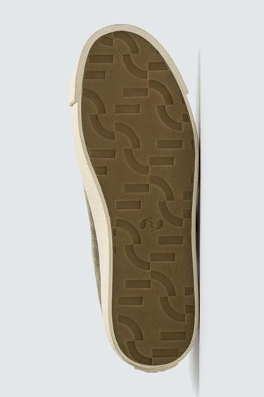 BASKET EN CUIR - Gris de Zara - Image 6