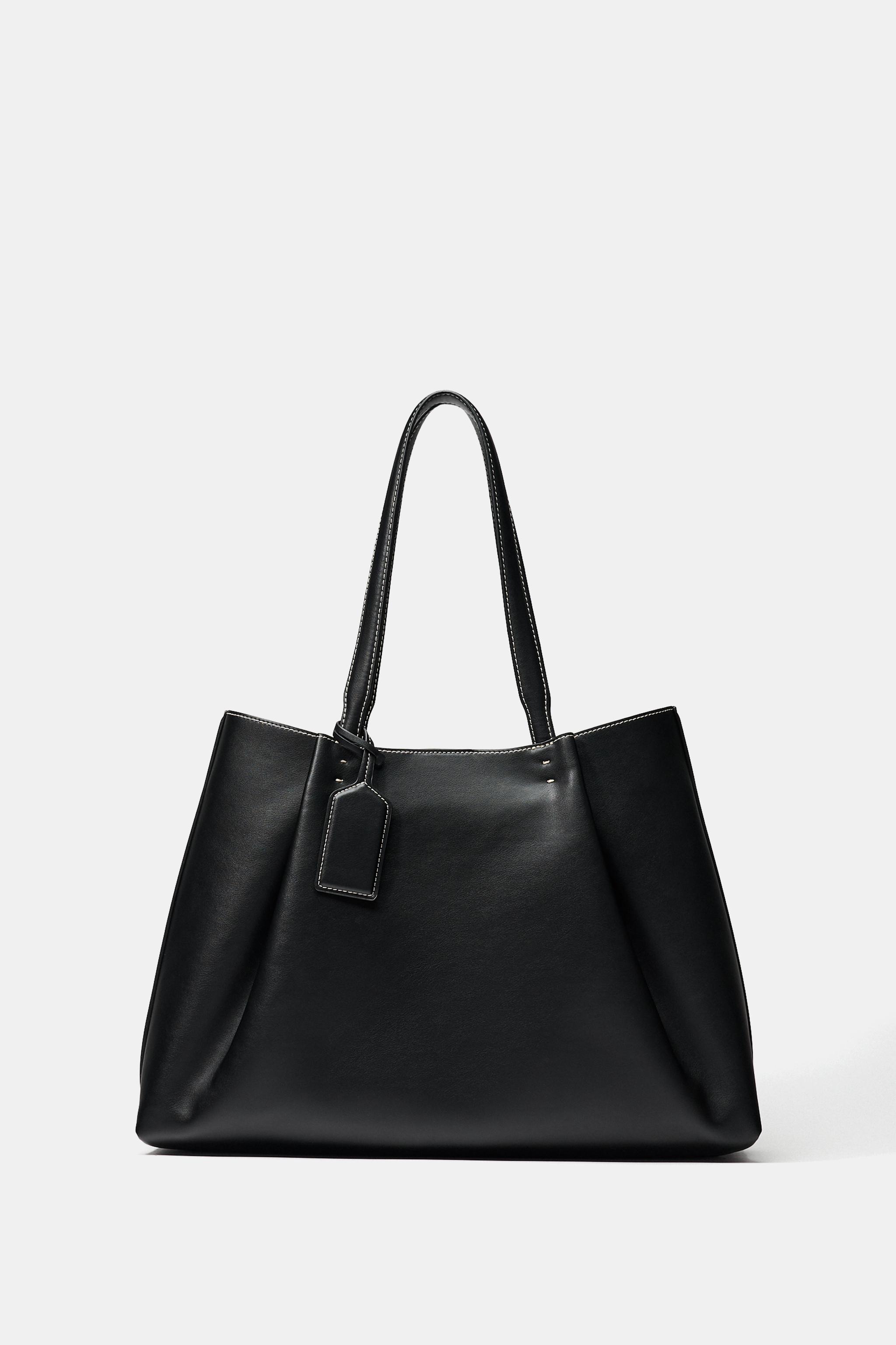 PINCH PLEAT TOTE BAG