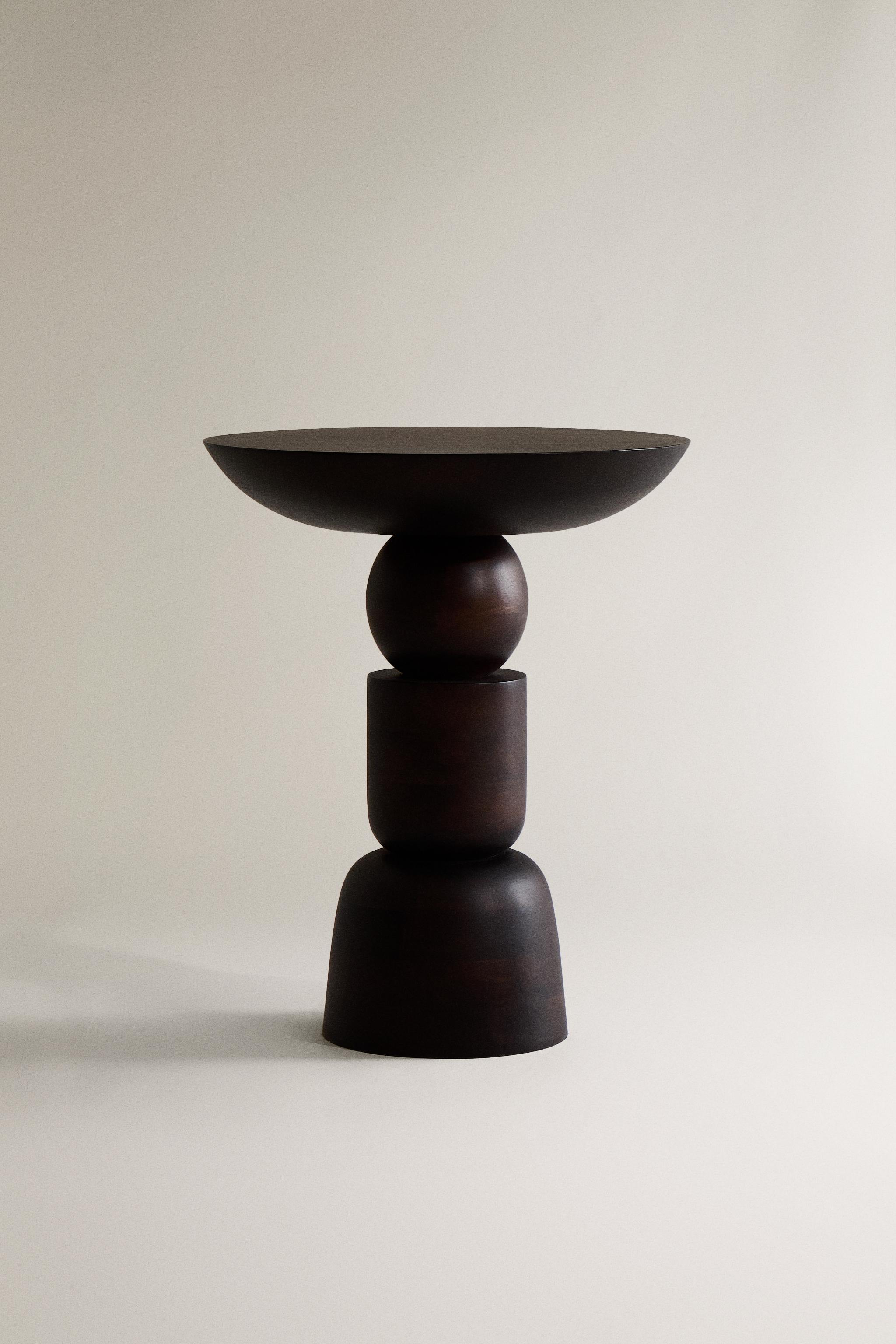 WOODEN SIDE TABLE