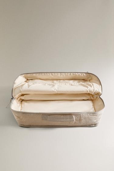 VALISE DE VOYAGE ENFANT À CARREAUX VICHY - Gris de Zara - Image 4