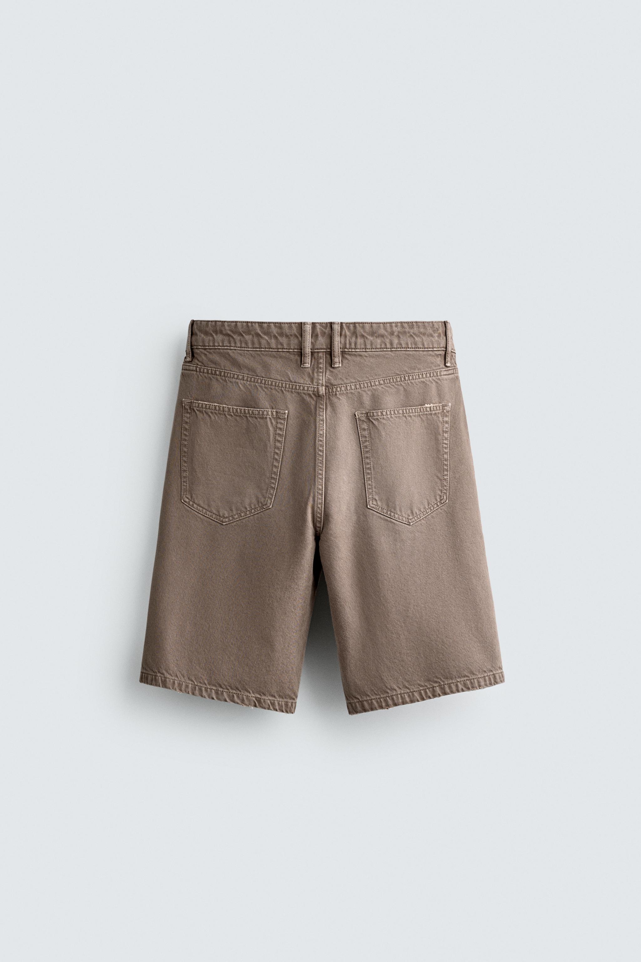 BERMUDA EN JEAN COUPE DÉCONTRACTÉE