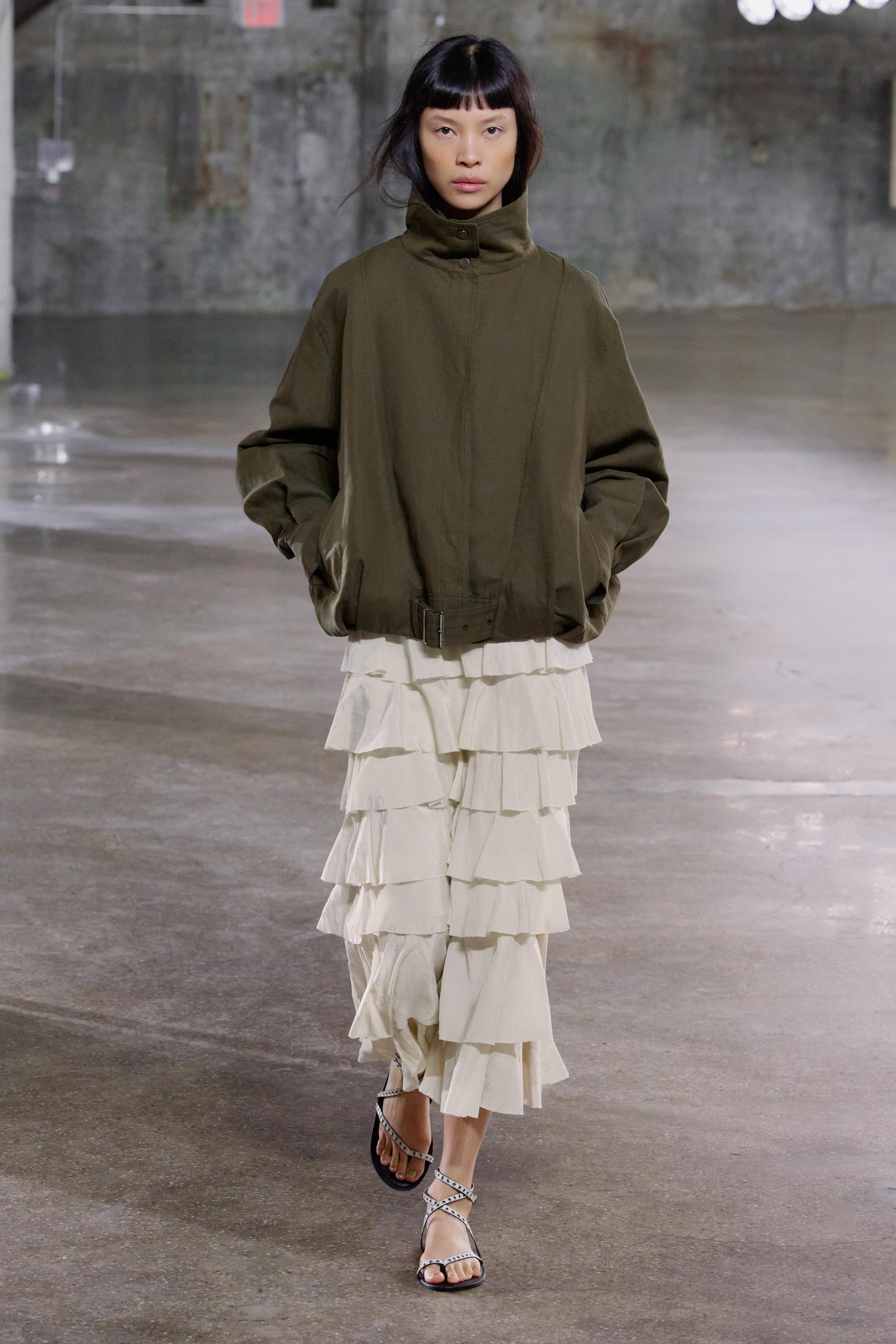 BLOUSON BOMBER À BOUCLE ZW COLLECTION
